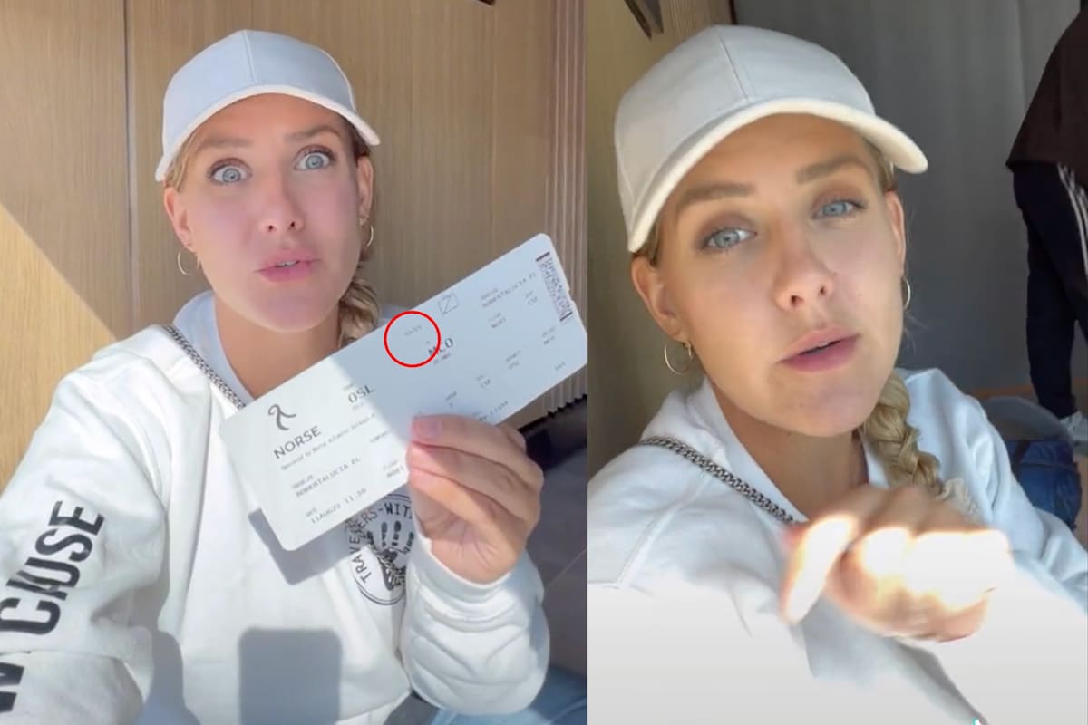 Hay un código especial que puede tocarles a algunos pasajeros en sus boletos de avión y una tiktoker especificó su significado