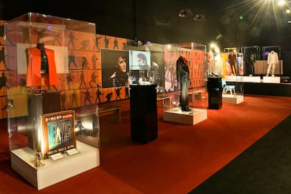 Hay una edificación únicamente destinada a exhibir sus trajes y discos