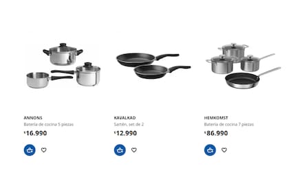 Hay varias opciones para reponer las ollas de la cocina (Foto: ikea.com)