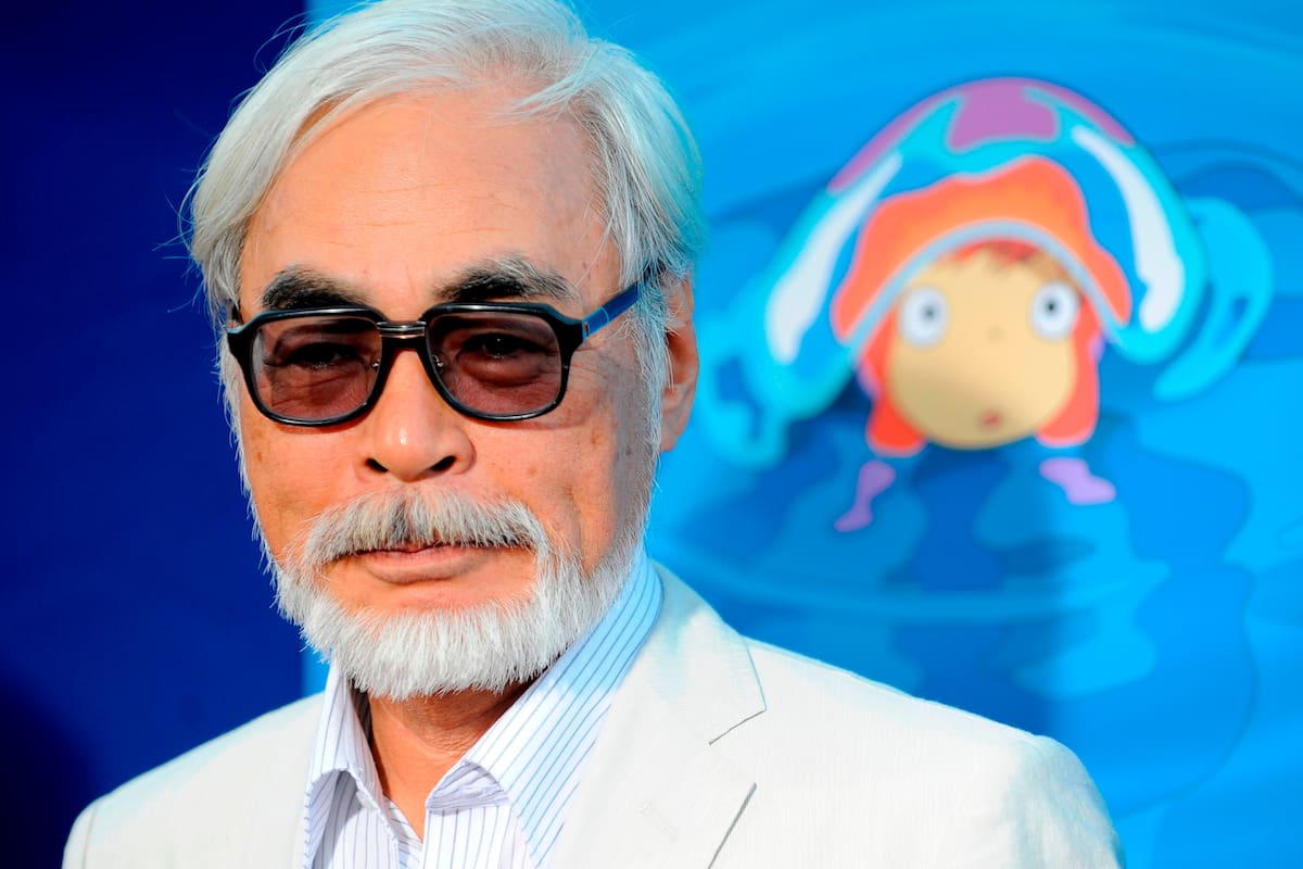 Hayao Miyazaki, cofundador de Estudios Ghibli, en la proyección de uno de sus aclamados films de animación
