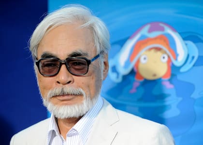 Hayao Miyazaki, en una imagen de 2009, para la presentación de Ponyo