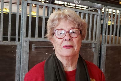 Haydée, una de las visitantes de la muestra