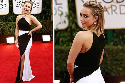 Hayden Panettiere en la entrega de los Globo de Oro de 2014