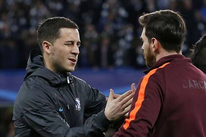 Hazard y Messi; antes rivales, ahora podrían ser compañeros