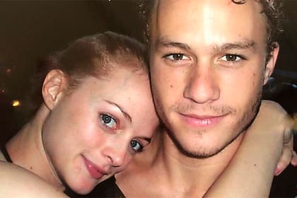 Heather Graham junto a su exnovio Heath Ledger