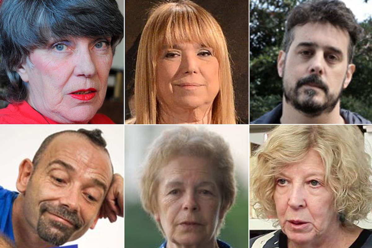 Hebe Uhart, María Moreno, Santiago Craig, Alicia Plante, Itsvan y la recientemente fallecida Tamara Kamenszain.