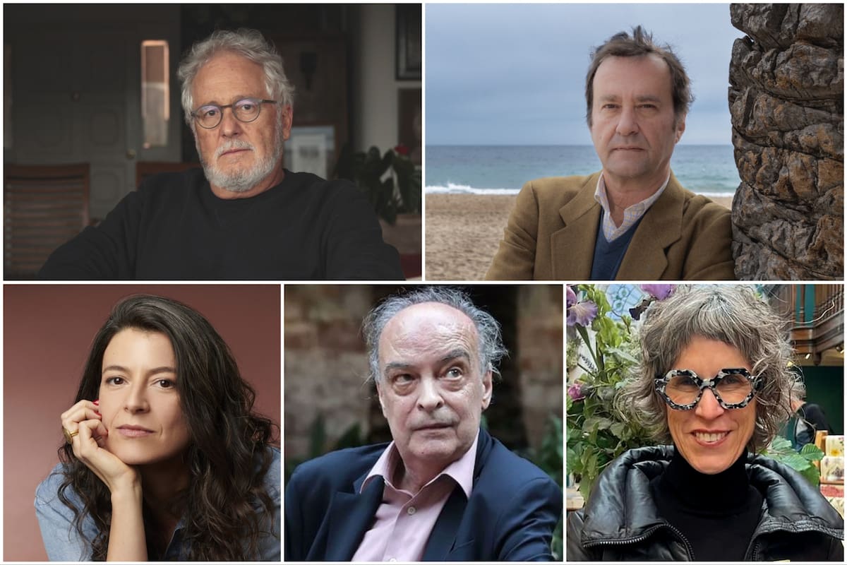 Héctor Abad Faciolince, Marcos Giralt Torrente, Samanta Schweblin, Enrique Vila-Matas y Nona Fernández