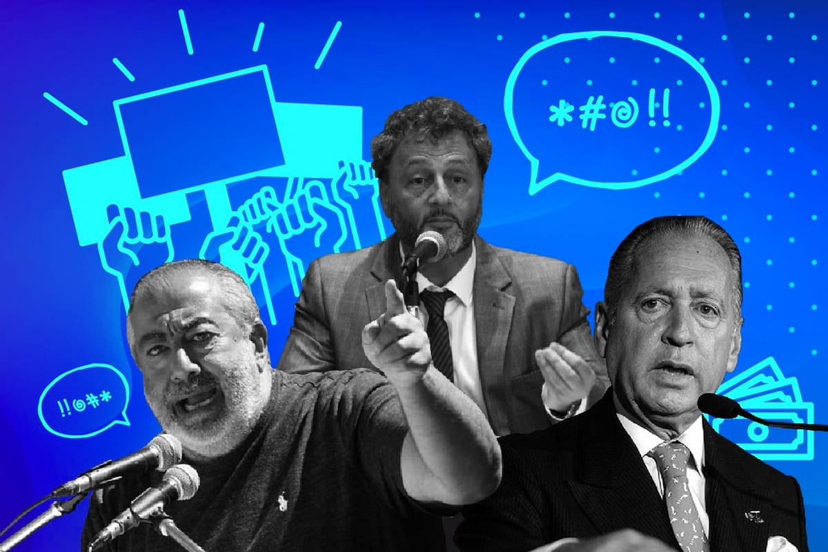 Héctor Daer, Omar Yasin y Daniel Funes de Rioja