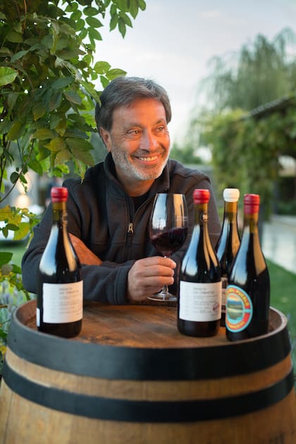 Héctor Durigutti, enólogo de la Bodega Durigutti (su hermano, Pablo, es el otro enólogo).