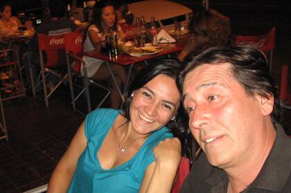 Héctor junto a Natalia, el amor de su vida.