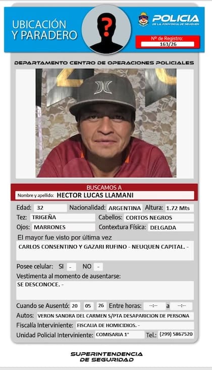 Héctor Lucas Llamani era buscado desde mayo pasado.