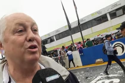 Héctor Martínez Sosa, en una carrera donde fue a ver a Agustín Canapino