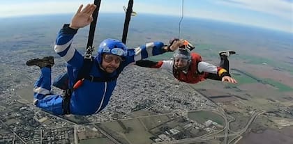 Héctor Vaccaro murió en 2023, tras un salto en paracaidas