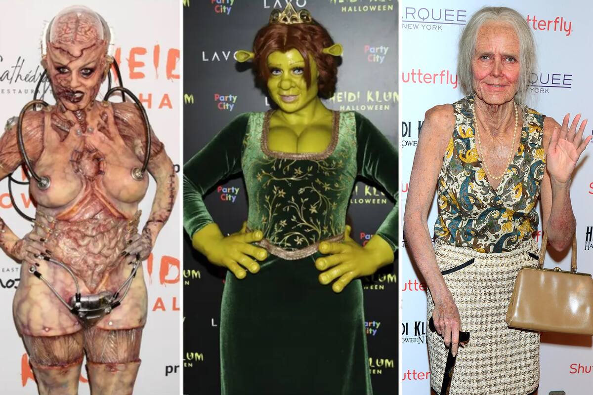 Heidi Klum, en Halloween, siempre llama la atención