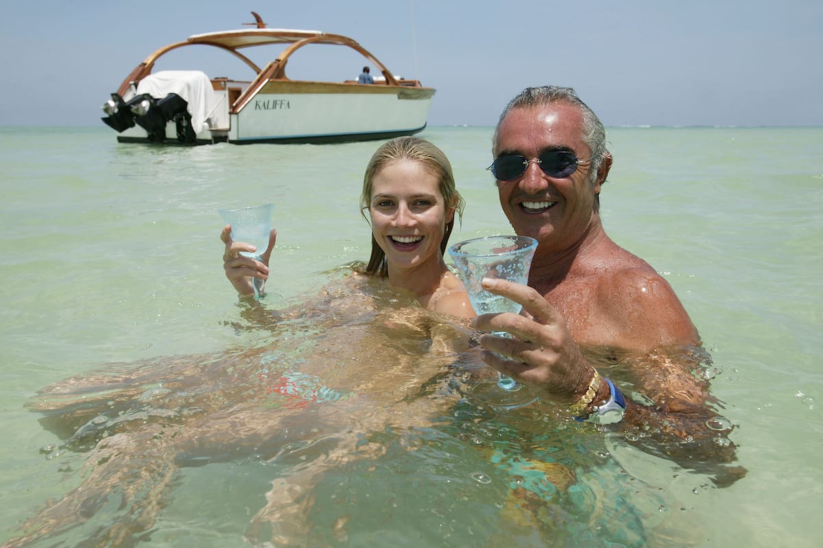 Heidi Klum y Flavio Briatore