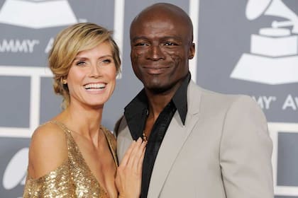 Heidi Klum y Seal, en la entrega de los Grammy del año pasado