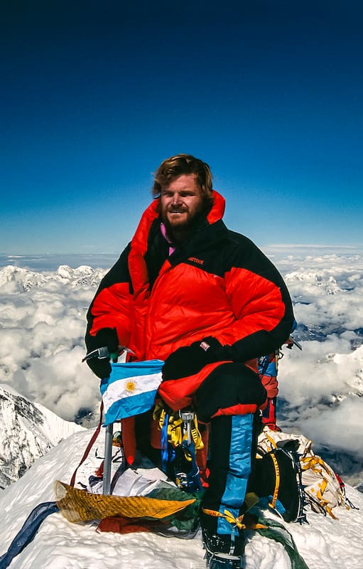 Heinrich, en la cima del mundo: la cumbre del Monte Everest