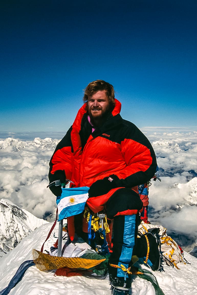 Heinrich, en la cima del mundo: la cumbre del Monte Everest