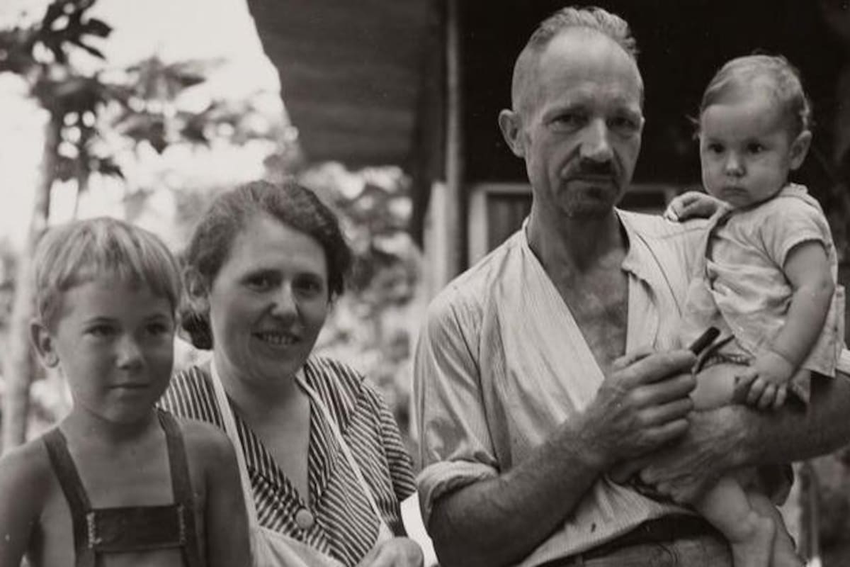 Heinz y Margret Wittmer se quedaron en la isla y abrieron un hotel.