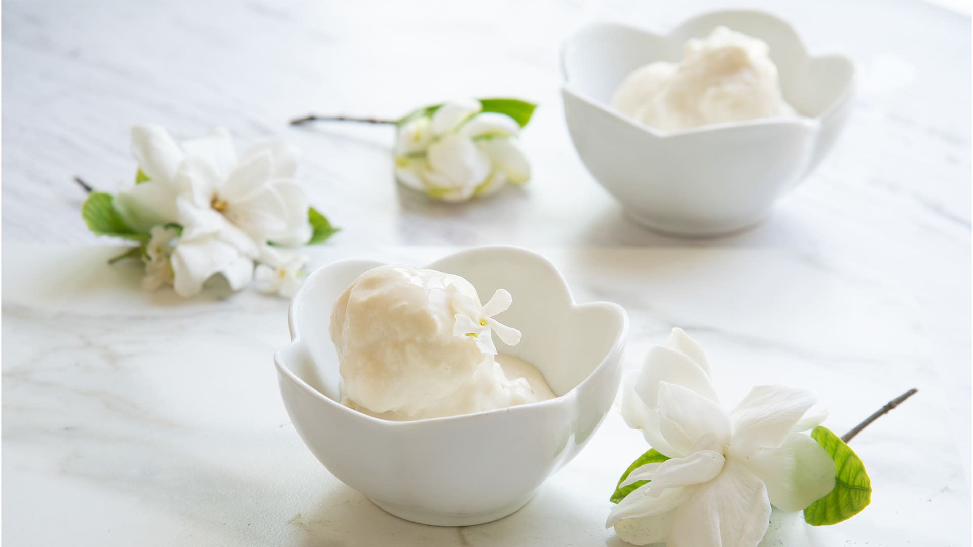 Helado de jazmín.