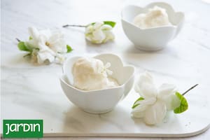 Helado de jazmín.