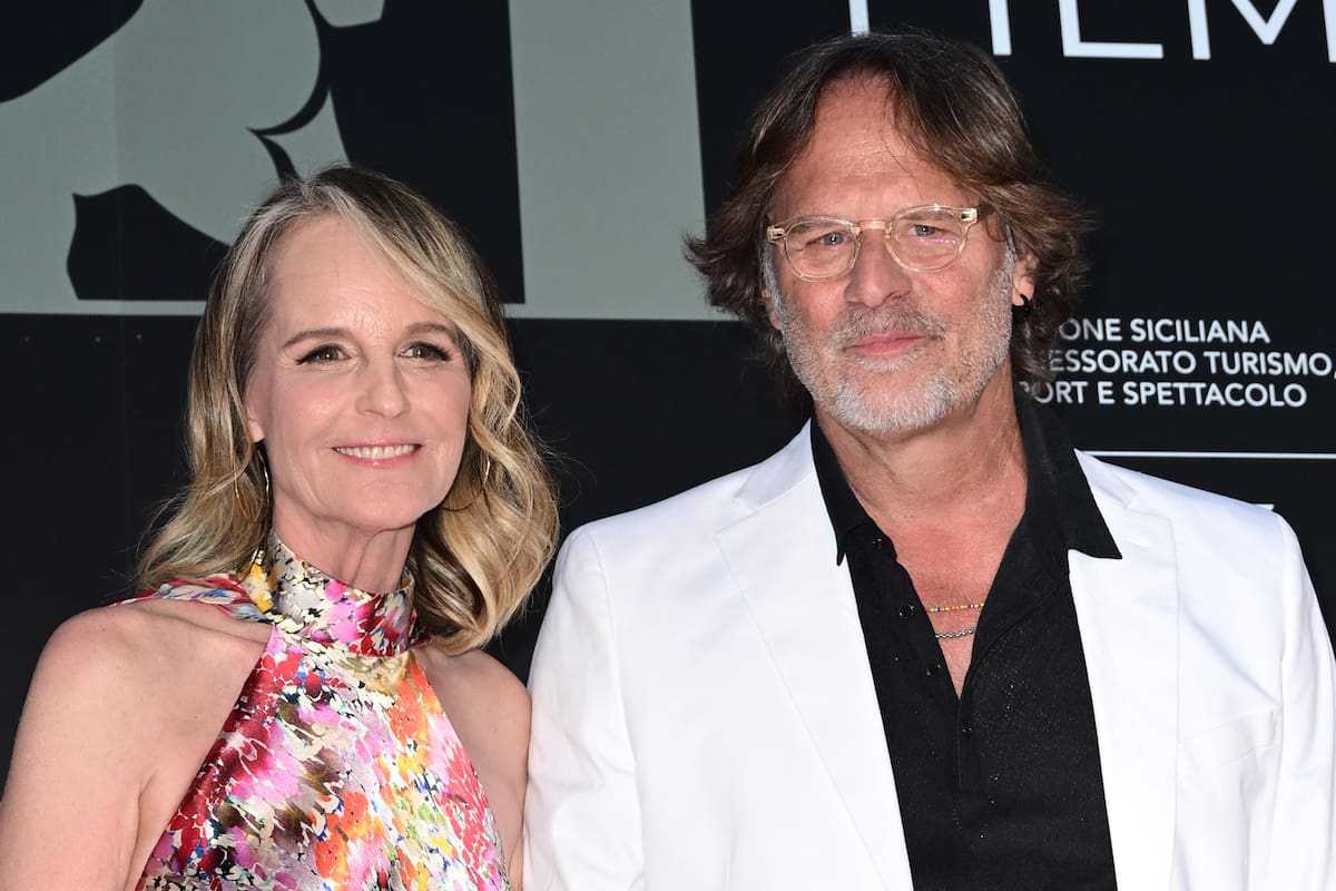 Helen Hunt, enamorada, celebró su cuarto aniversario con Jeffrey Nordling