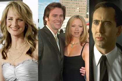 Helen Hunt, Jimey Carrey y Lauren Holly y nicolás Cage