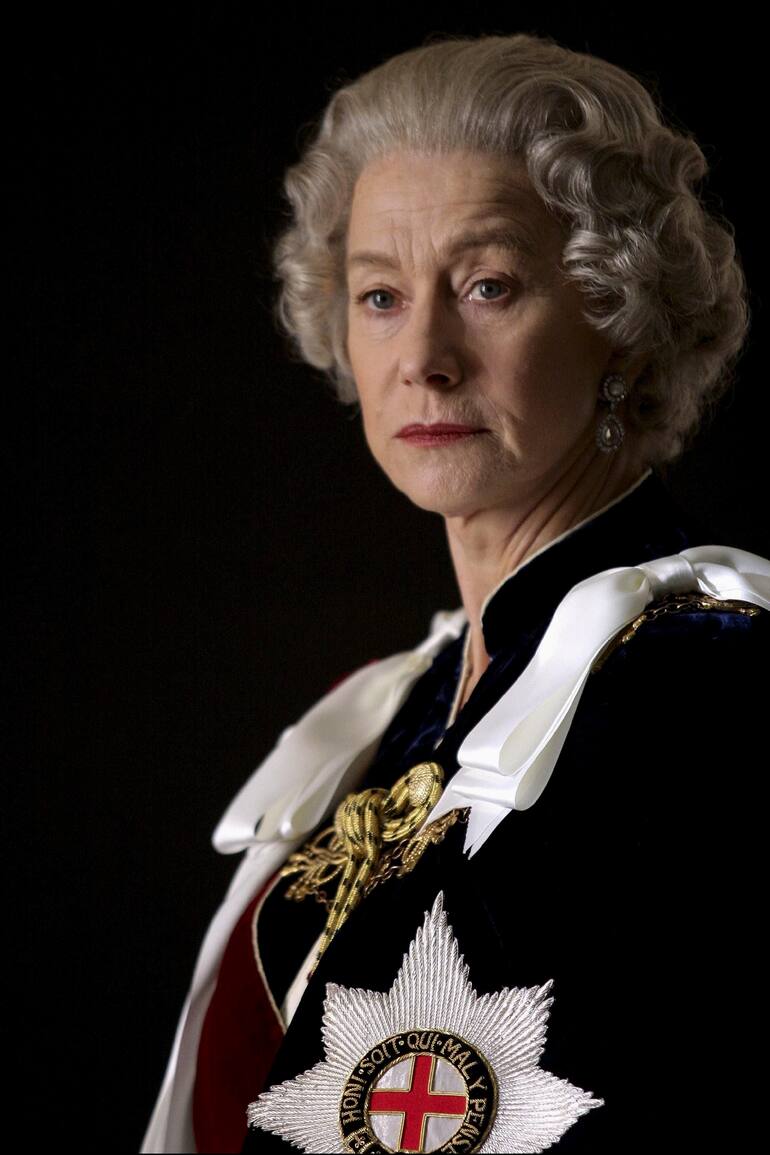 Helen Mirren en La reina, film por el que se llevó el Oscar