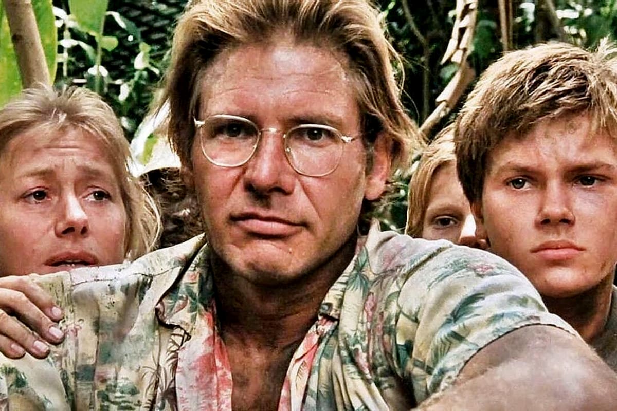 Helen Mirren, Harrison Ford y River Phoenix, los protagonistas de la película de Peter Weir