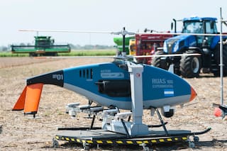 Expoagro 2020. El helicóptero autónomo para agricultura furor en la muestra