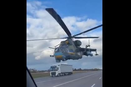 Helicóptero de combate ucraniano