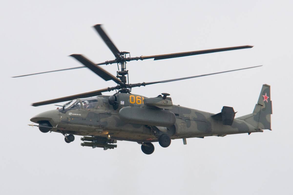 Helicóptero Kamov Ka52 Alligator