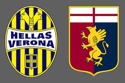 Hellas Verona y Genoa disputaron uno de los encuentros de la jornada del fútbol italiano