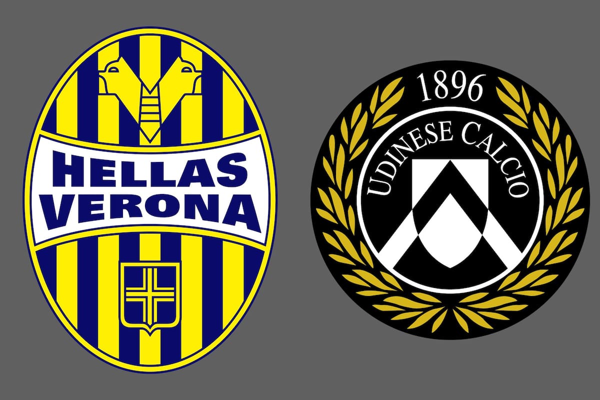 Hellas Verona y Udinese disputaron uno de los encuentros de la jornada del fútbol italiano