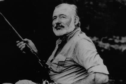 Hemingway, en una jornada de caza