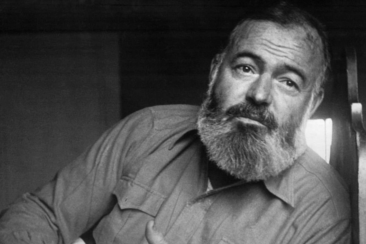 Hemingway fue uno de los grandes escritores del siglo XX (Foto: X)