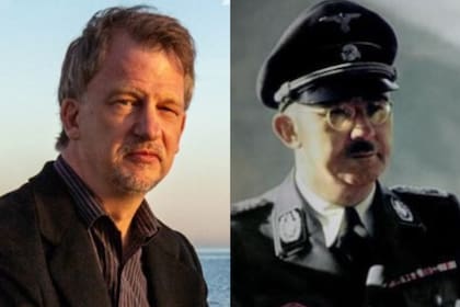 Henrick Lenkeit junto a su abuelo, Heinrich Himmler