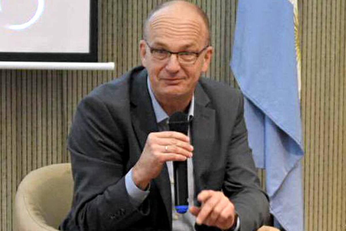 Hentschel, ayer, en la Bolsa de Comercio cordobesa