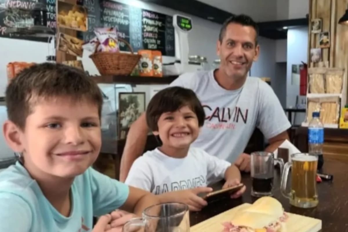 Herman Krause se reunió con sus hijos Paco y Mateus en Brasil (Imagen archivo) Fuente: @hermankrause en Instagram