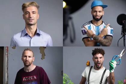"Hermanos perdidos de la Scaloneta", las imágenes editadas de jugadores y sus profesiones que se volvió viral