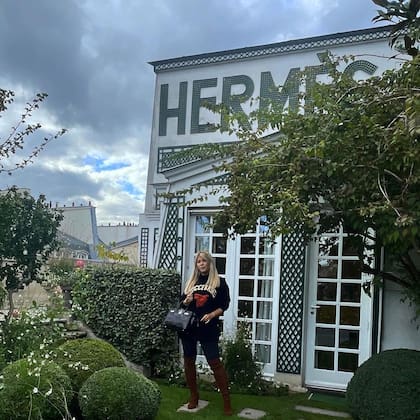 Hermès invitó a Wanda Nara a recorrer su exclusiva maison