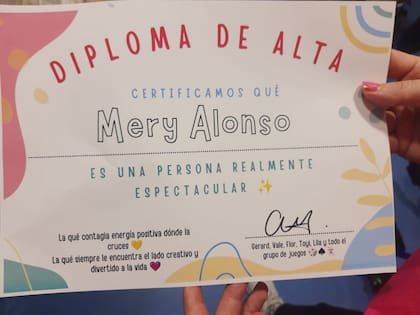 Hermoso regalo que atesora en su corazón.