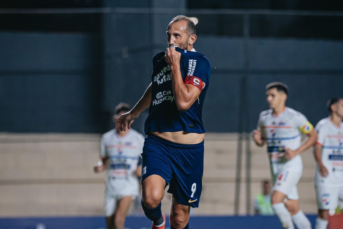 Hernán Barcos, capitán de Alianza Lima, convirtió el gol del empate en la ida ante Nacional (P): será titular este miércoles