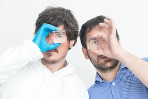 Hernán Biglia (40) y Máximo Fioravanti (40), creadores de Prisma Clear Ice.