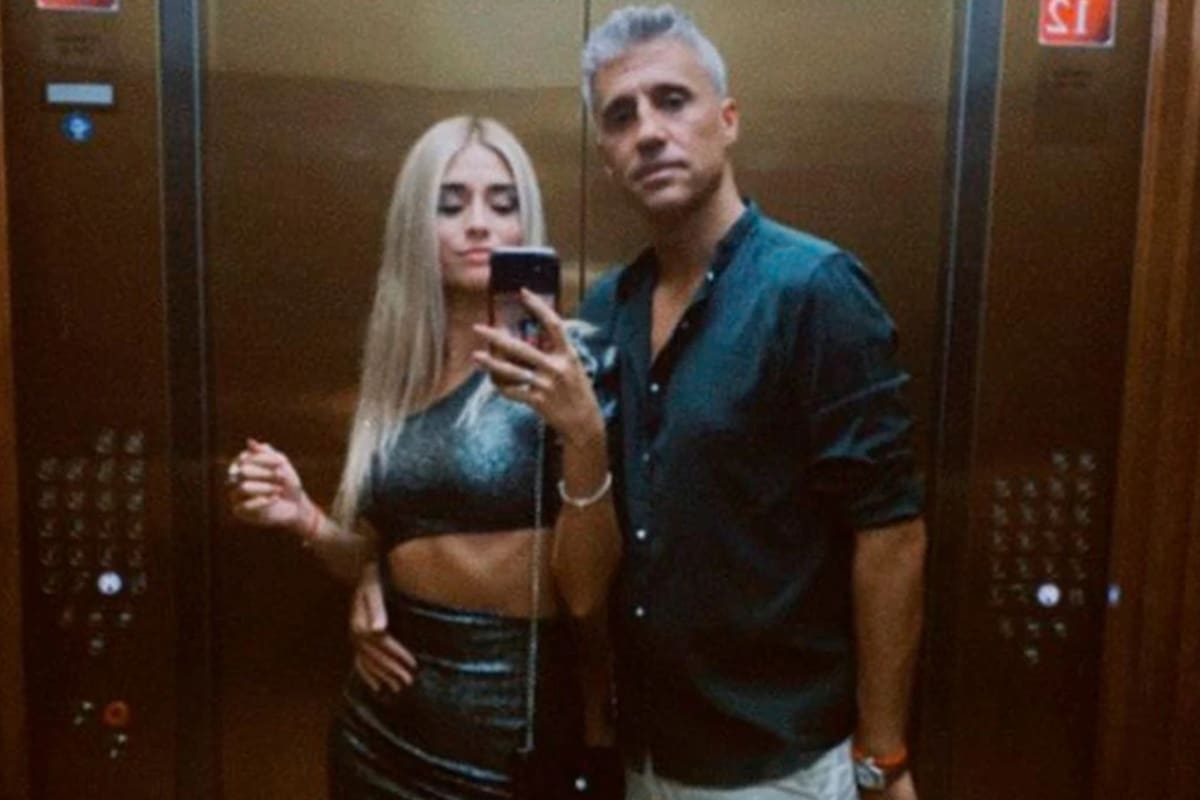 Hernán Crespo y su pareja Antonella Silguero festejaron su primer aniversario