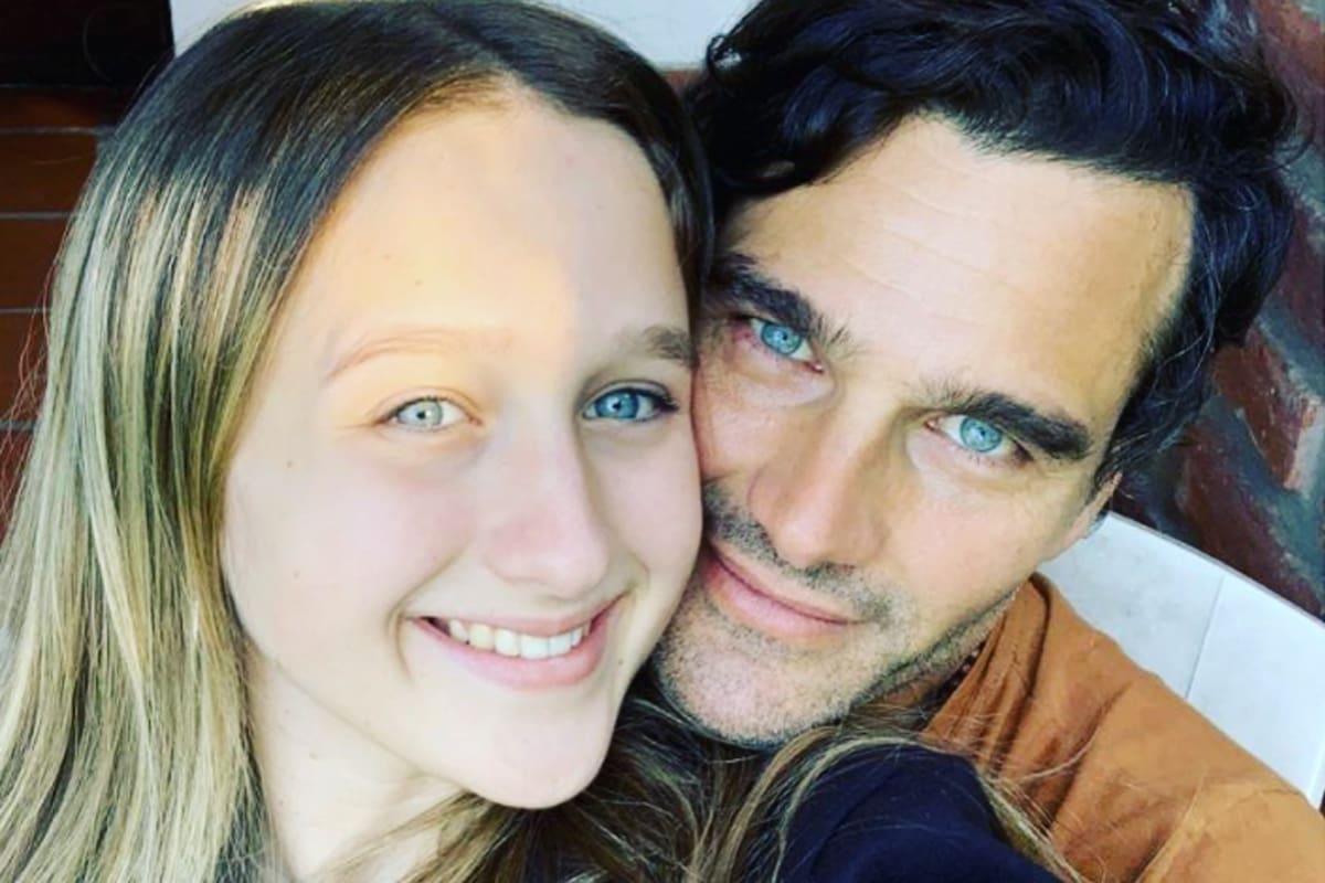 Hernán Drago, muy orgulloso de su hija Lola