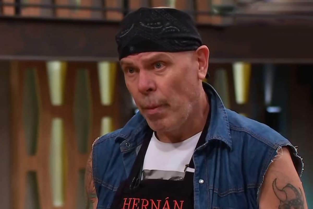Hernán "El Loco" Montenegro tuvo que retirarse del estudio tras presentar su plato en MasterChef Celebrity