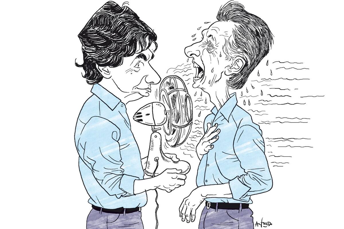 Hernán Lacunza y Mauricio Macri