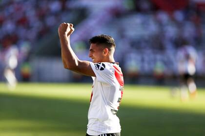 Hernán López marcó y un gol para River