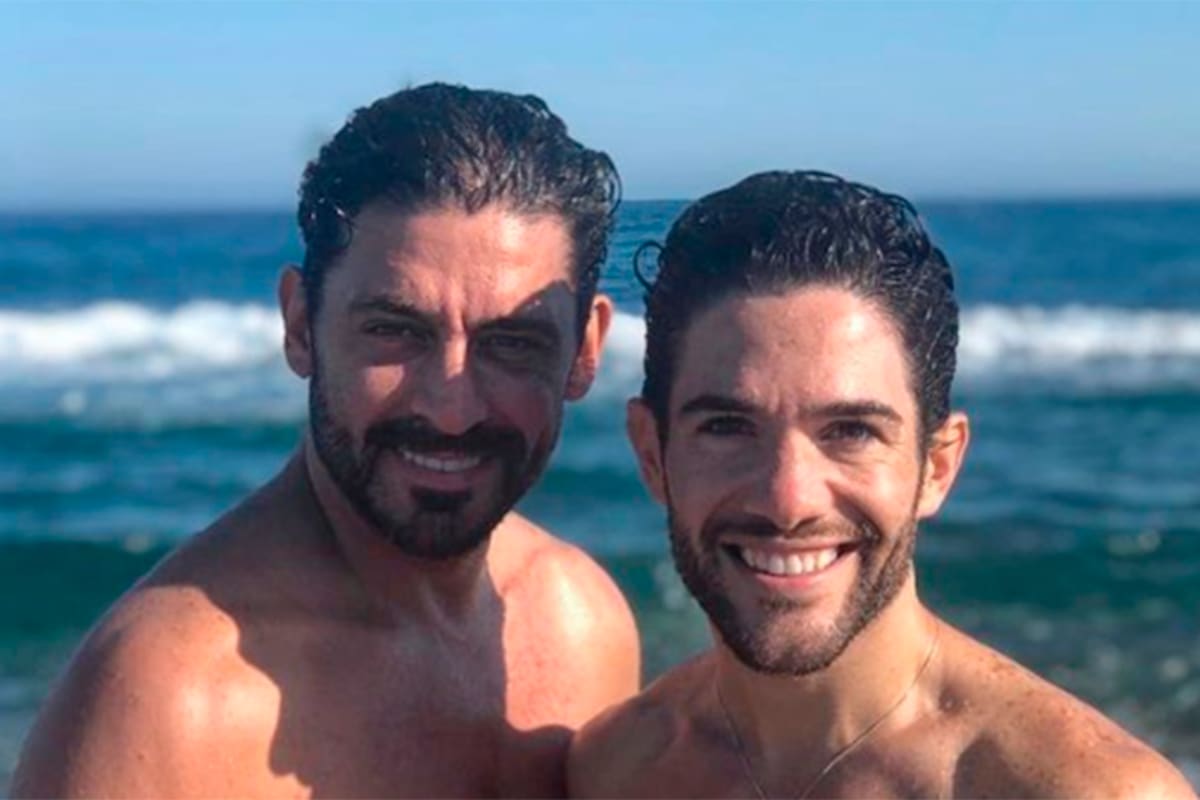 Hernán Piquín se emocionó al escuchar un mensaje de su novio, el bailarín flamenco Agustín Barajas